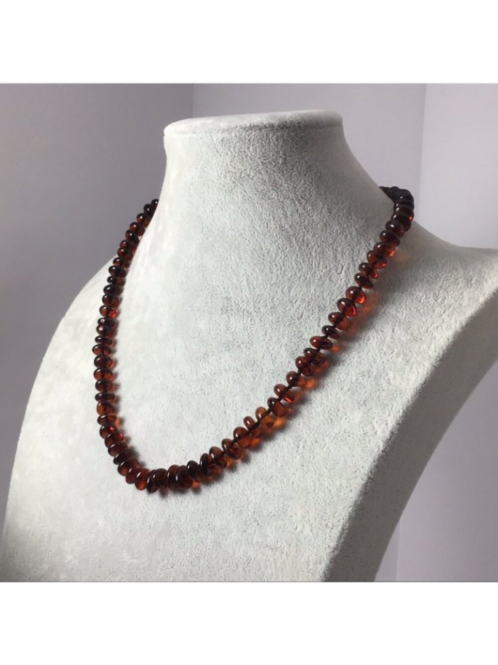 Cherry Amber Necklace New 20” - Picture 3 of 7